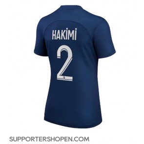 Paris Saint-Germain Achraf Hakimi #2 Hemma Matchtröja Dam 2022-23 Kortärmad